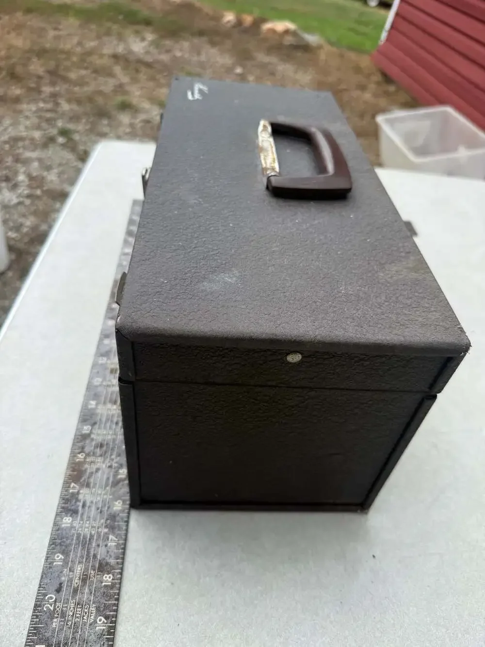 Vintage Kennedy Brown Metal Cantilever Tool Box Style CS-16-125513